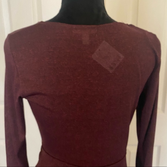 UO silence + noise pink burgundy dress NWT - Picture 5 of 13